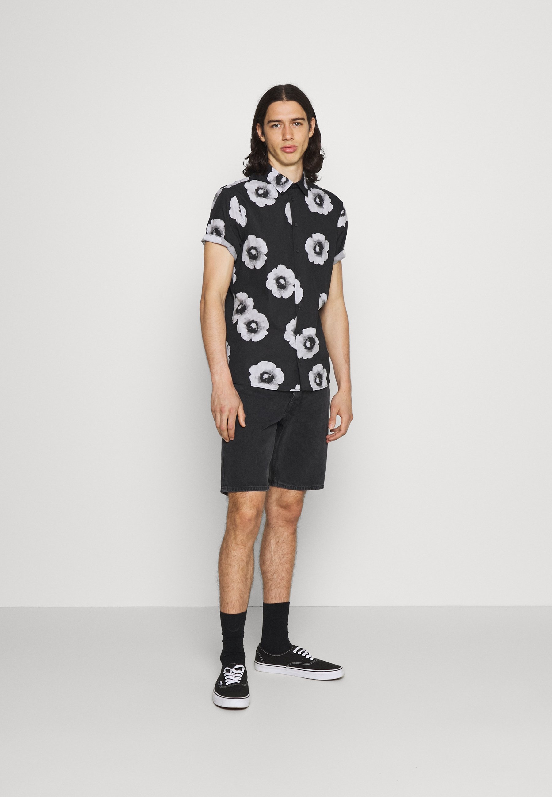 Dr.Denim DASH - Denim shorts - night 