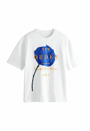 Next, LICENSE T-SHIRT REGULAR - T-Shirt print - white new order floral