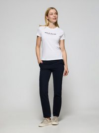 Polo Club REGULAR FIT TINA EST MINIMAL TITLE - Camiseta estampada - white