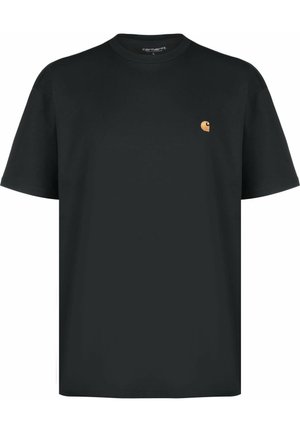 Carhartt WIP CHASE - Long sleeved top - dark navy gold