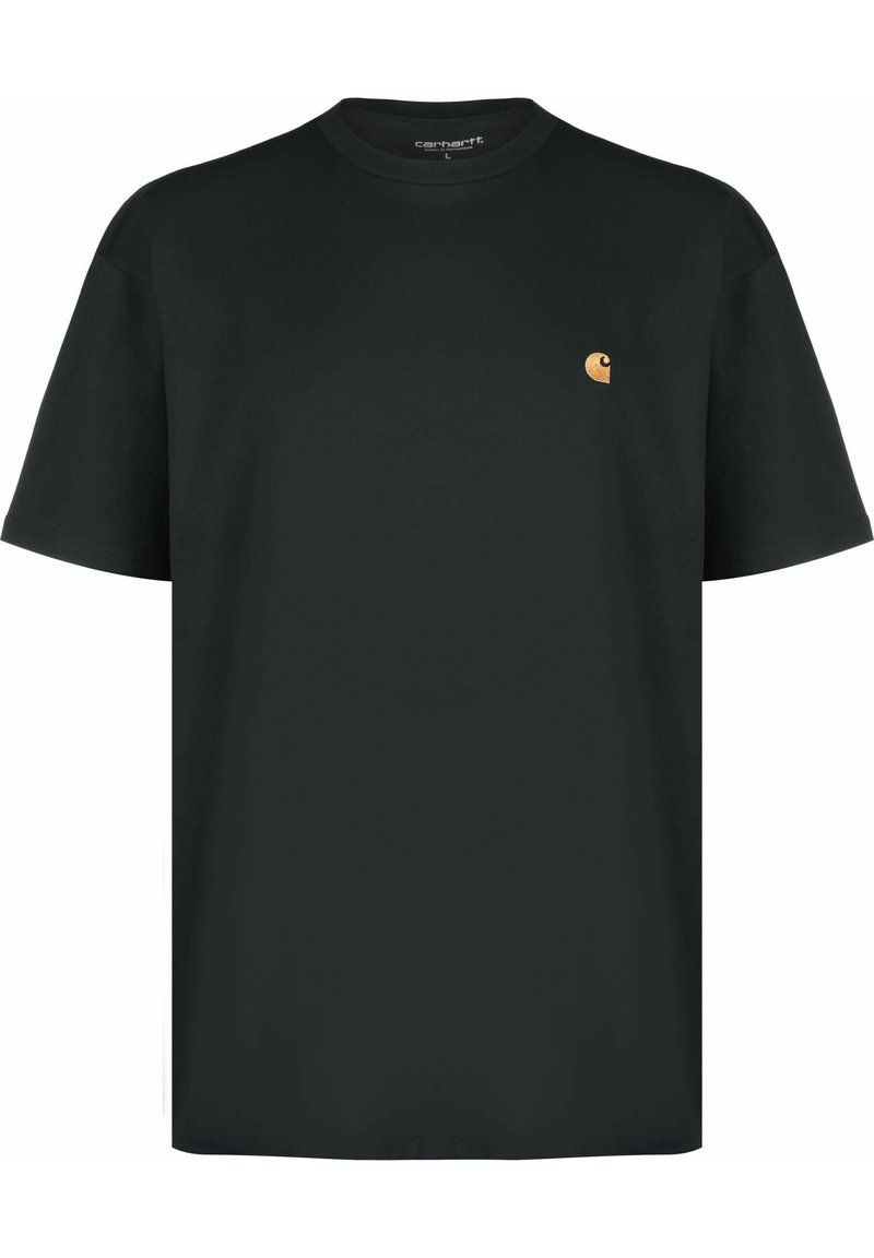 Carhartt WIP CHASE - Bluză cu mânecă lungă - dark navy gold