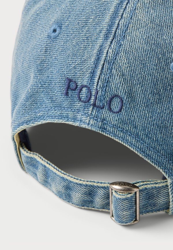 INDIGO DENIM BALL CAP - Cap - light wash denim2