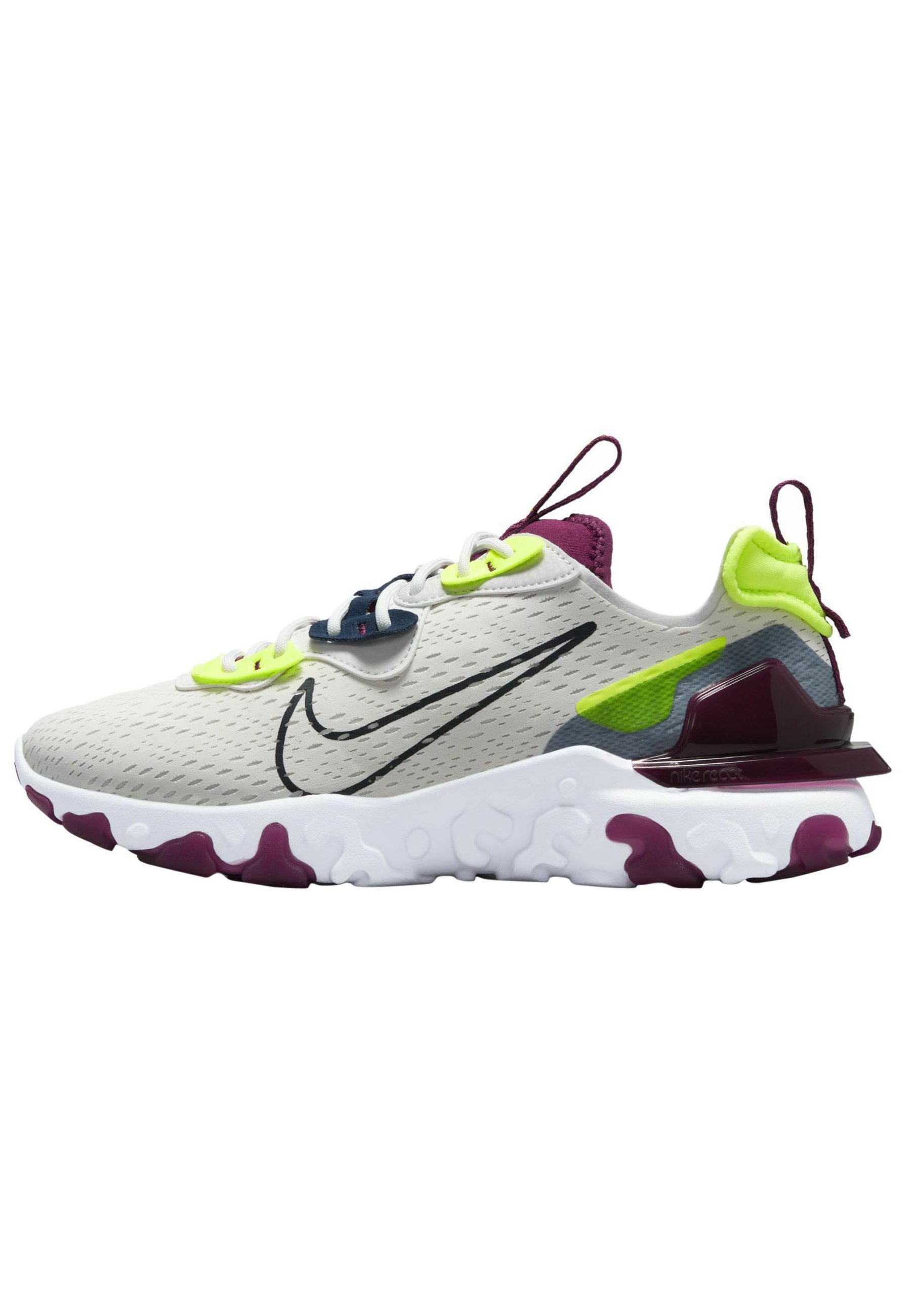 nike react vision summit white black barely volt