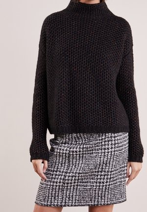 Strickpullover - black