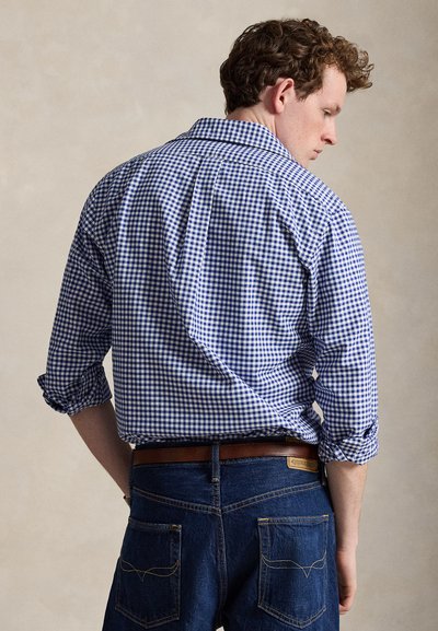 Polo Ralph Lauren CUSTOM FIT OXFORD SHIRT - Košeľa - blue/white
