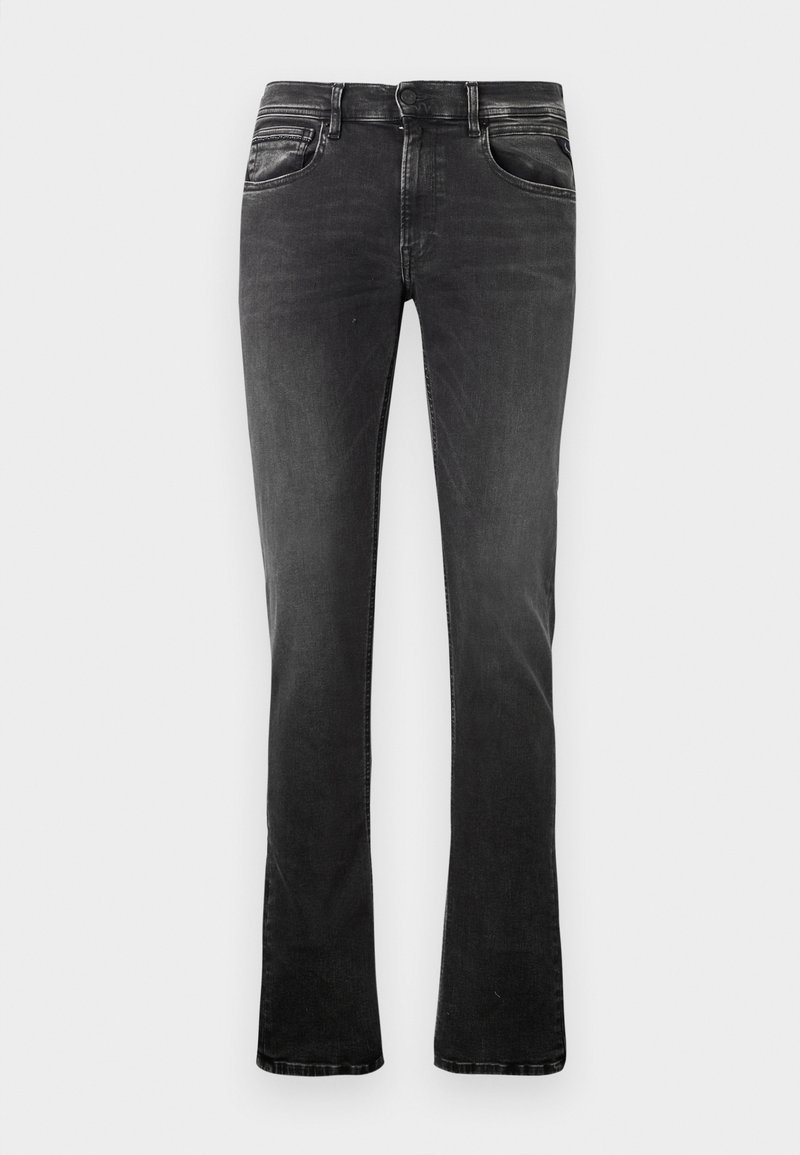 Replay GROVER PANTS - Straight leg jeans - dark grey/grey denim ...
