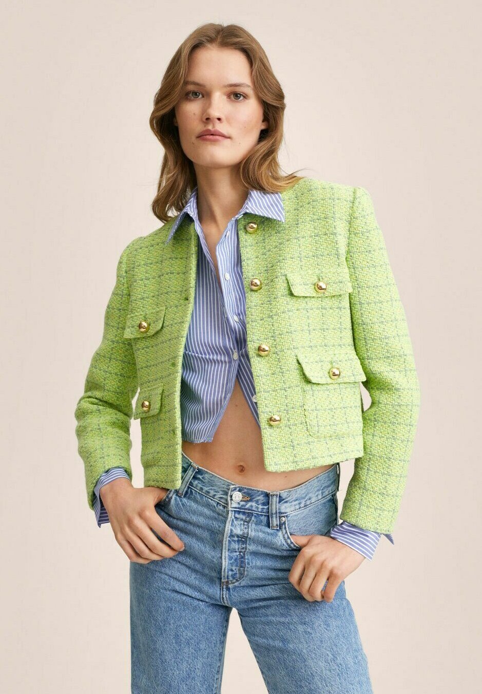 WINTOUR - Chaqueta fina - limette/amarillo - Zalando.es