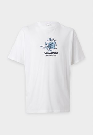 Carhartt WIP, DIRTY LAUNDRY - Тениска с щампа - white