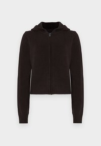 CASHSOFT ZIPPER HOODIE - Sudadera con cremallera - terra brown