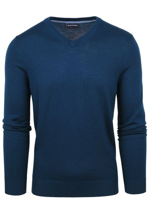Suitable V NECK  - Trui - blue dark blue