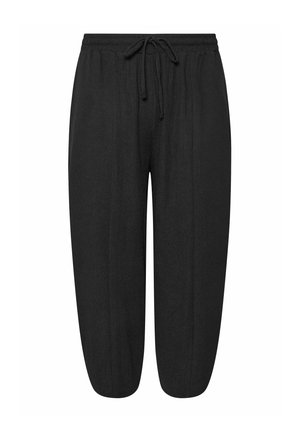 Yours Clothing, PLUS SIZE WIDE LEG TROUSERS - Broek - black