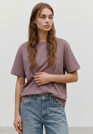Vero Moda, AWNAIMA SS O-NECK T-SHIRT NOOS - Basic T-shirt - twilight mauve