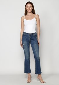 Koroshi Vaqueros bootcut - azul med medium blue