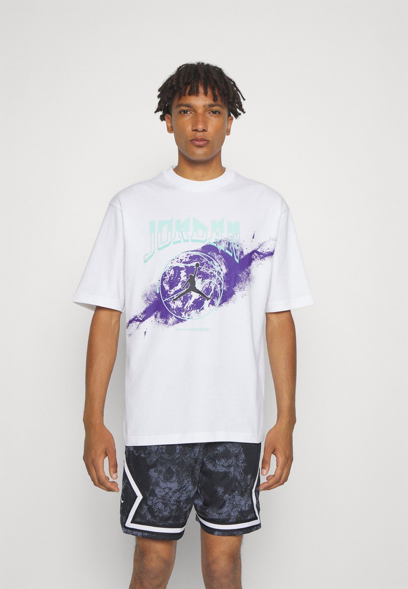 MJ T-Shirt Match Jordan 1 Bordeaux (White) main image 1