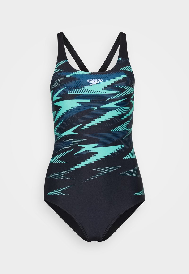 Speedo WOMENS HYPERBOOM PLACEMENT MUSCLEBACK - Maillot de bain - dark ...