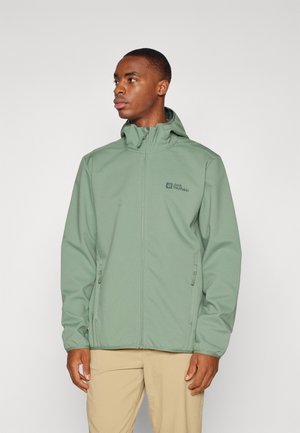 BORNBERG HOODY - Softshelljakke - eucalyptus