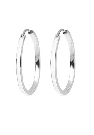 HOOPS CLASSY - Oorbellen - weiß