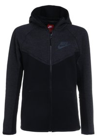 Nike Performance HOODIE - Sudadera con cremallera - black heather/black/anthracite