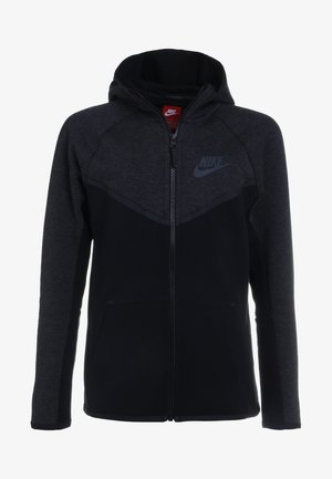 Nike Performance HOODIE - Sudadera con cremallera - black heather/black/anthracite