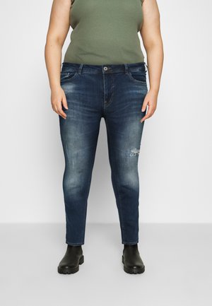 SANNA SHAPE - Jeans Skinny Fit - dark blue denim