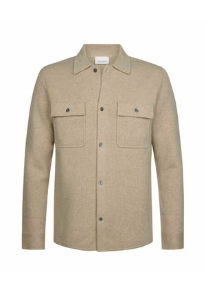 PROFUOMO, PROFUOMO SOLID OVERSHIRT - Winter jacket - beige