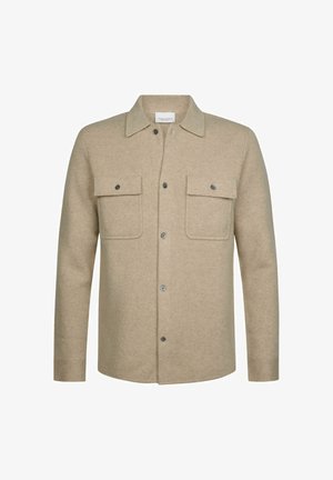 PROFUOMO, PROFUOMO SOLID OVERSHIRT - Chaqueta de invierno - beige
