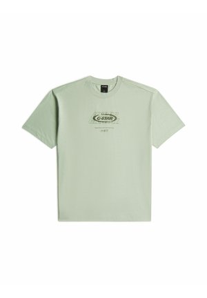 G-STAR, HYPER GRAPHIC RELAXED T-SHIRT - T-shirt print - pale green