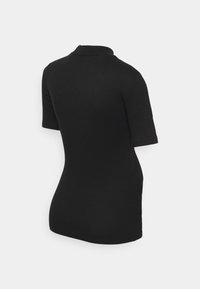 Pieces Maternity PMBIRDIE T NECK - T-shirt básica - black
