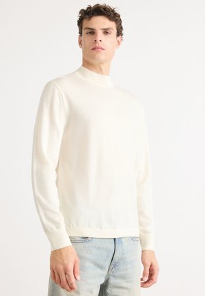 MOCK NECK - Neule - antique white