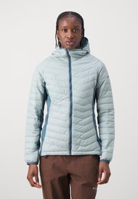 Columbia POWDER PASS™ II HYBRID HOODED JACKET - Outdoorjacka - crushed blue/everblue