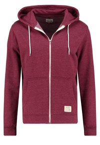 Blend Mikina na zip - bordeaux