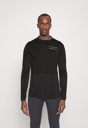 Norrøna SENJA EQUALISER LIGHTWEIGHT LONG SLEEVE - Pitkähihainen paita - caviar