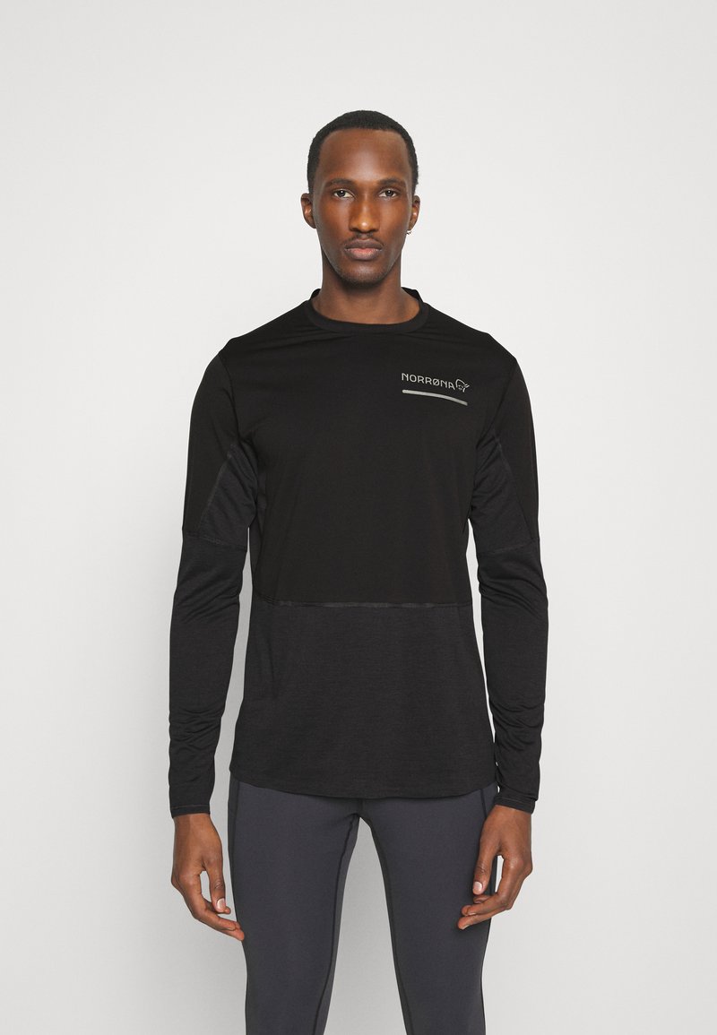 Norrøna SENJA EQUALISER LIGHTWEIGHT LONG SLEEVE - Hosszú ujjú felső - caviar