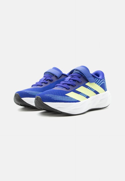 adidas GALAXY 8 EL C UNISEX - Road running shoes - lucid blue/frozen lemon/lucid ray blue — photo 2