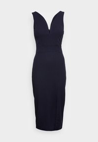 WAL G TALL - V NECK MIDI - Vestito di maglina - navy blue Immagine in miniatura 1