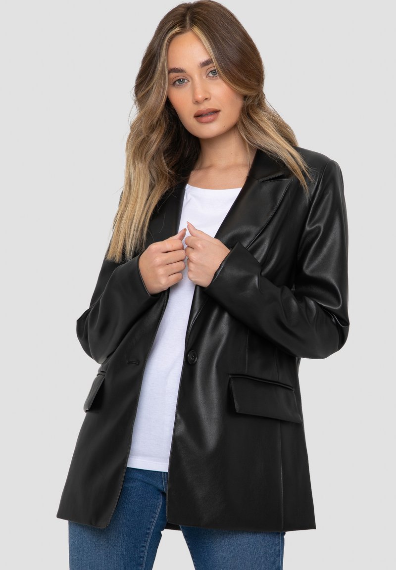 Threadbare CONKER Jacka i konstläder black/svart Zalando.se