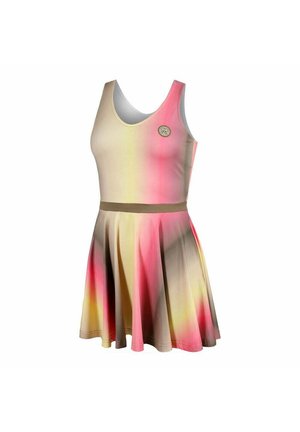 SPECTRUM - Jurken - light brown coral yellow