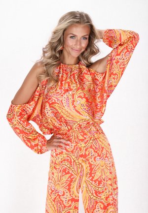 Blouse - orange multicolor