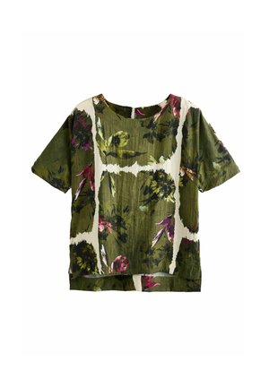 Next REGULAR FIT - TEXTURED BOXY - Palaidinė - green