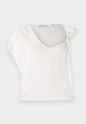Iro MARRY - T-shirt imprimé - silver/white