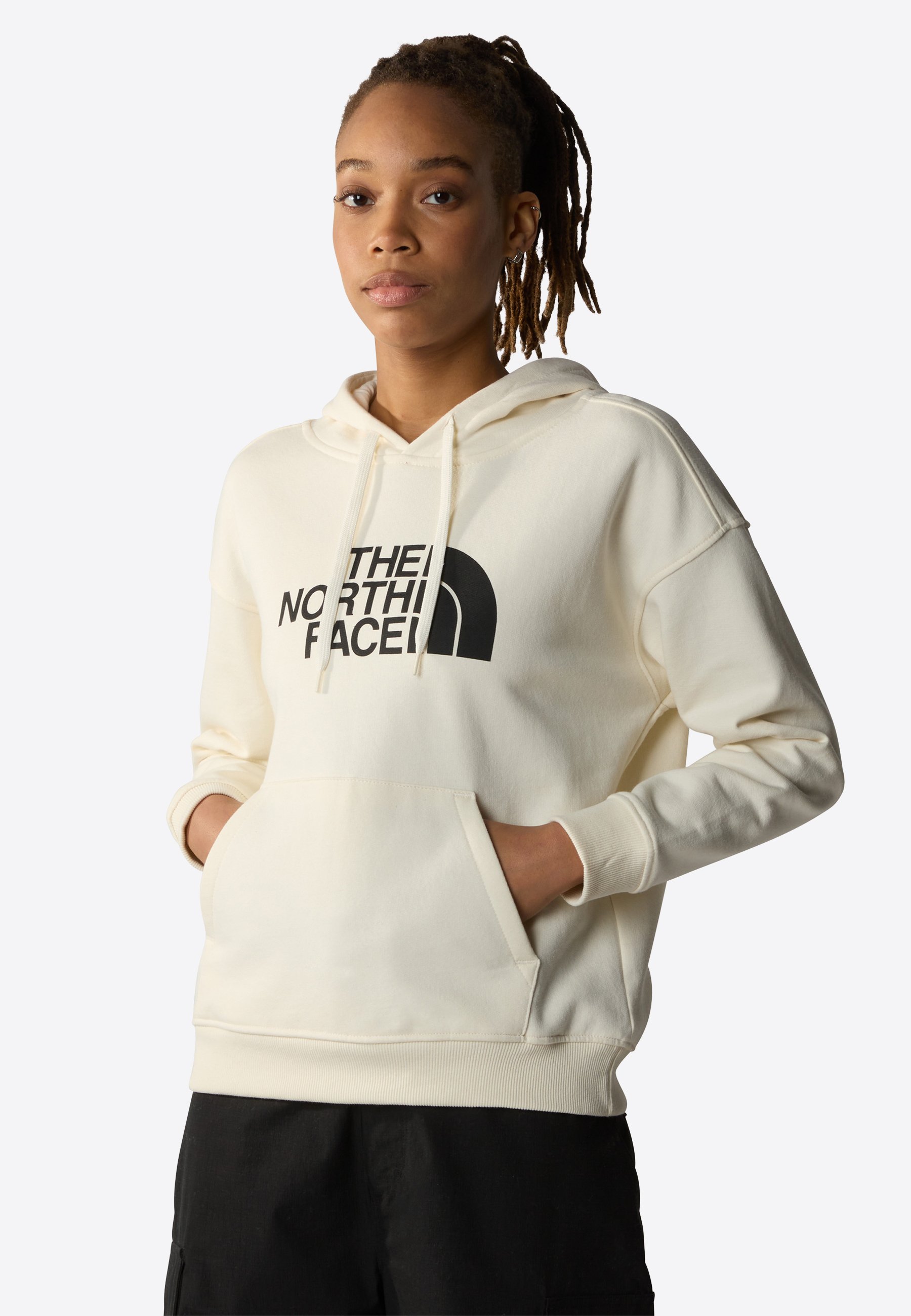 The North Face Hoodie - white dune/off-white - Zalando