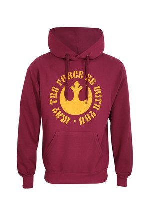 STAR WARS MAY THE FORCE BE WITH YOU - Mikina s kapucí - burgundy