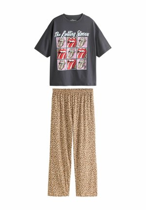 ROLLING STONES SHORT SLEEVE SET - Yöasusetti - grey animal