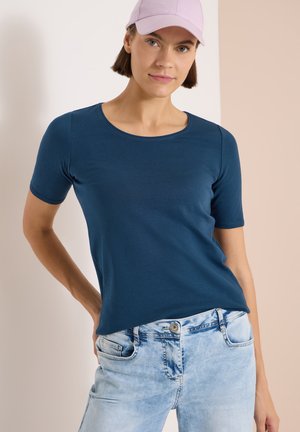 Cecil, T-SHIRT IN UNIFARBE - T-shirt basique - moonlight blue