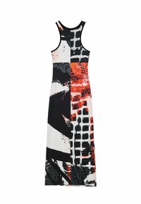 FITTED FACE - Maxi-jurk - black