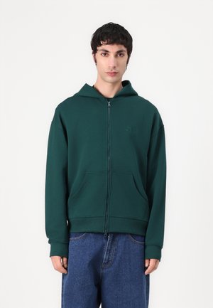 EMBLEM ZIP UP HOODIE - Hoodie - rain forest