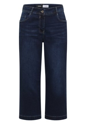 Cecil, 3/4 WIDE LEG JEANS IM LOOSE FIT - Jean droit - dark blue wash