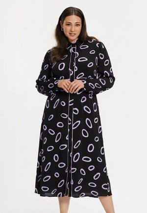 MIT DRUCK - Blusenkleid - black