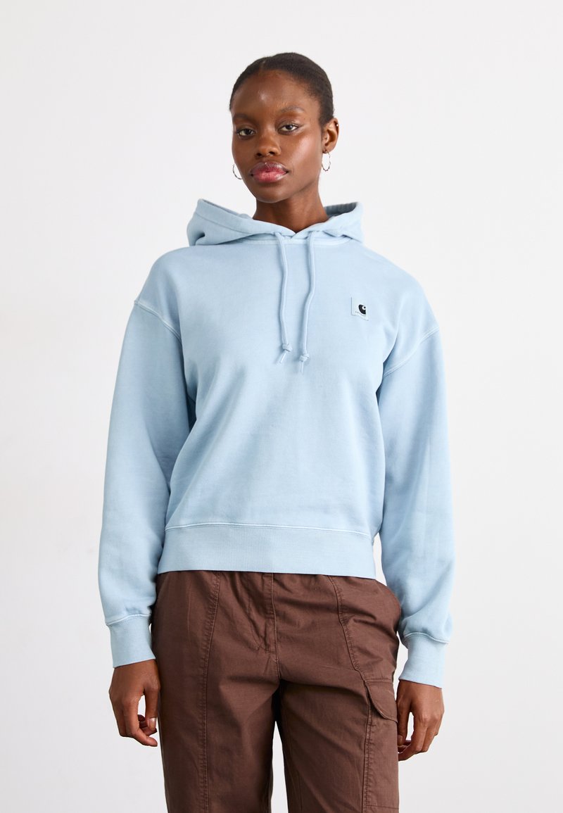 Carhartt WIP HOODED NELSON - Bluză de molton - dusty ice
