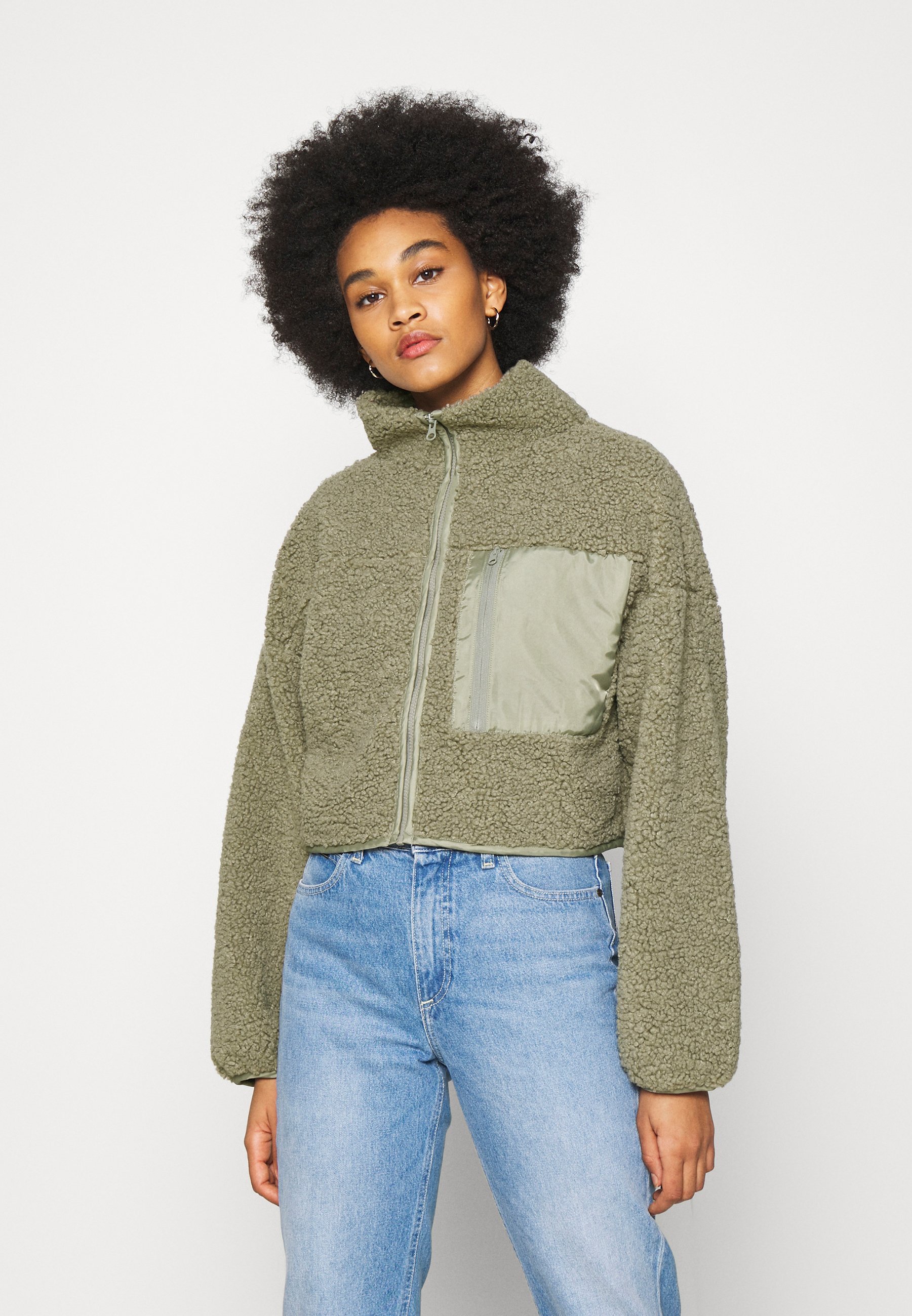 gina tricot teddy jacket